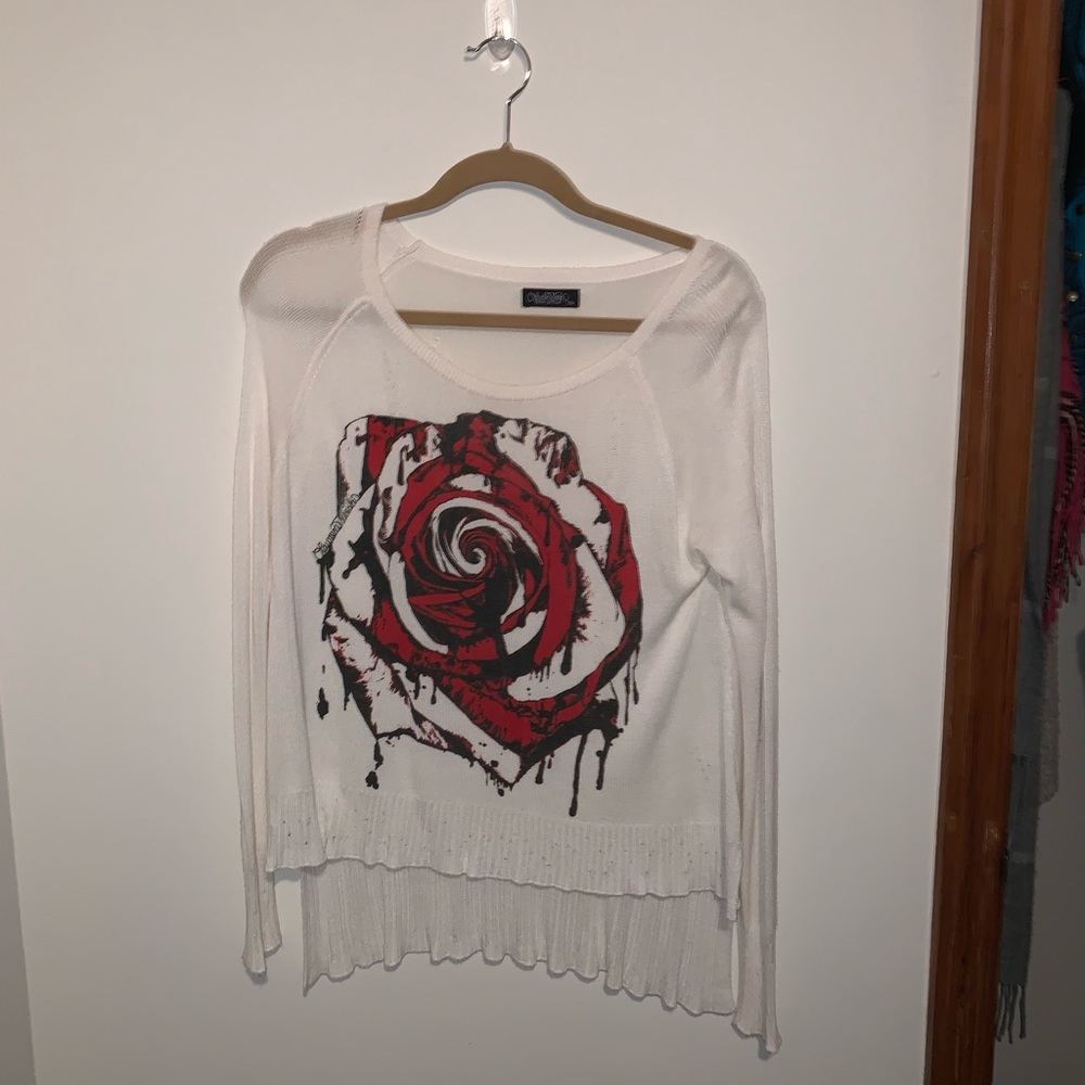 Lauren Moshi ¾ sleeve sweater